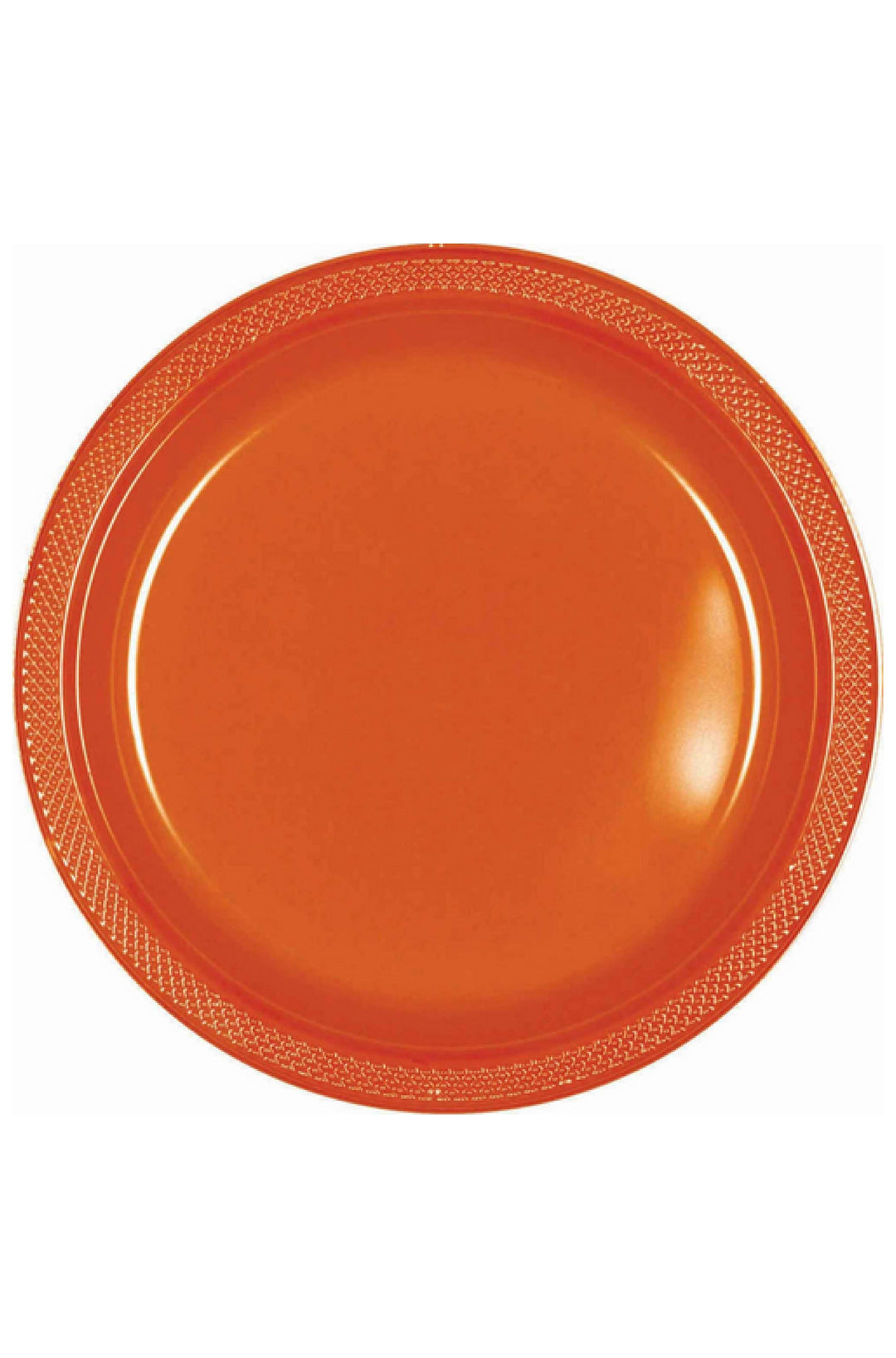 Round Plates Tableware - Orange Peel - PartyExperts