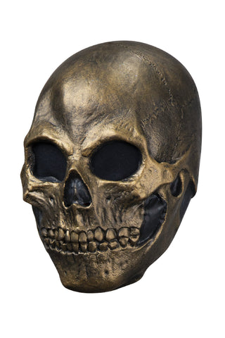 Skull Gold Mask - PartyExperts