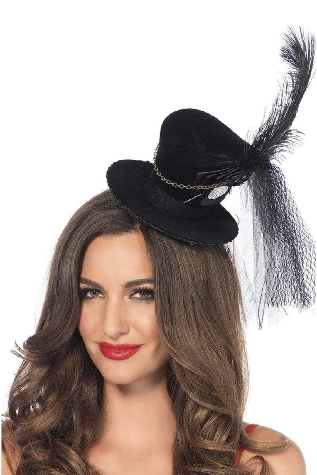 Steampunk Velvet Top Hat - PartyExperts