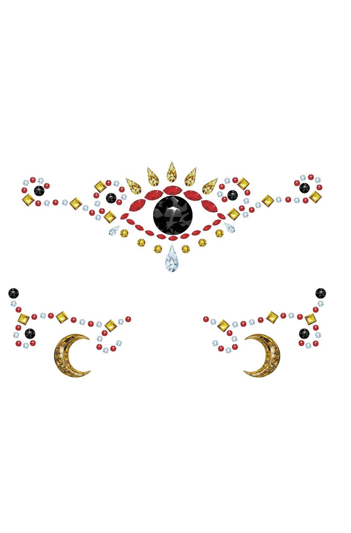 STICKER FACE JEWELS MEDIUM - PartyExperts