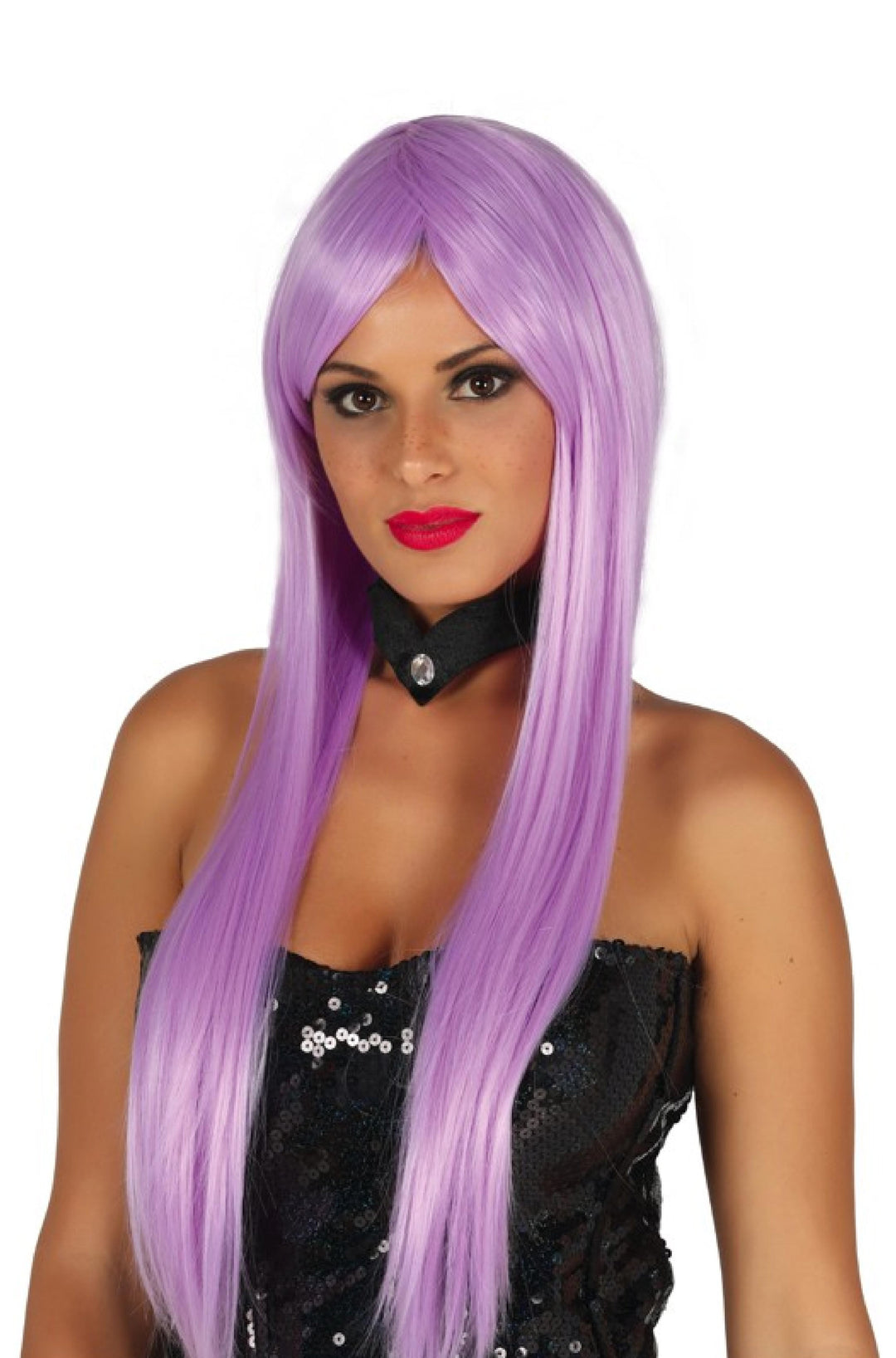 STRAIGHT LILAC BOB WIG - PartyExperts