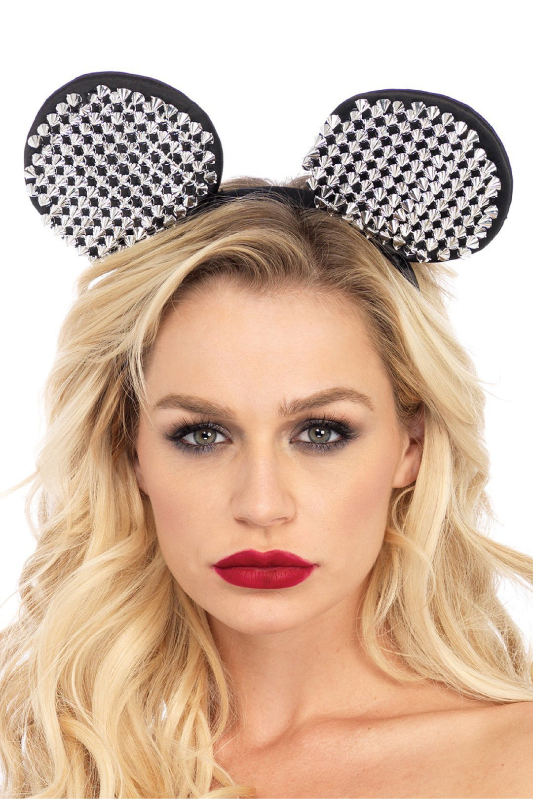 Studded Mouse Ears Headband - PartyExperts