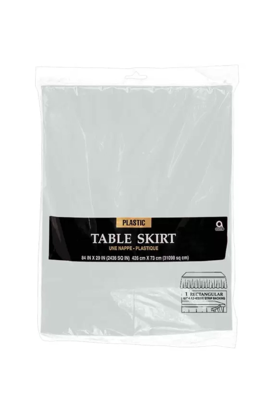 TABLE SKIRT 33.9 CM - PartyExperts