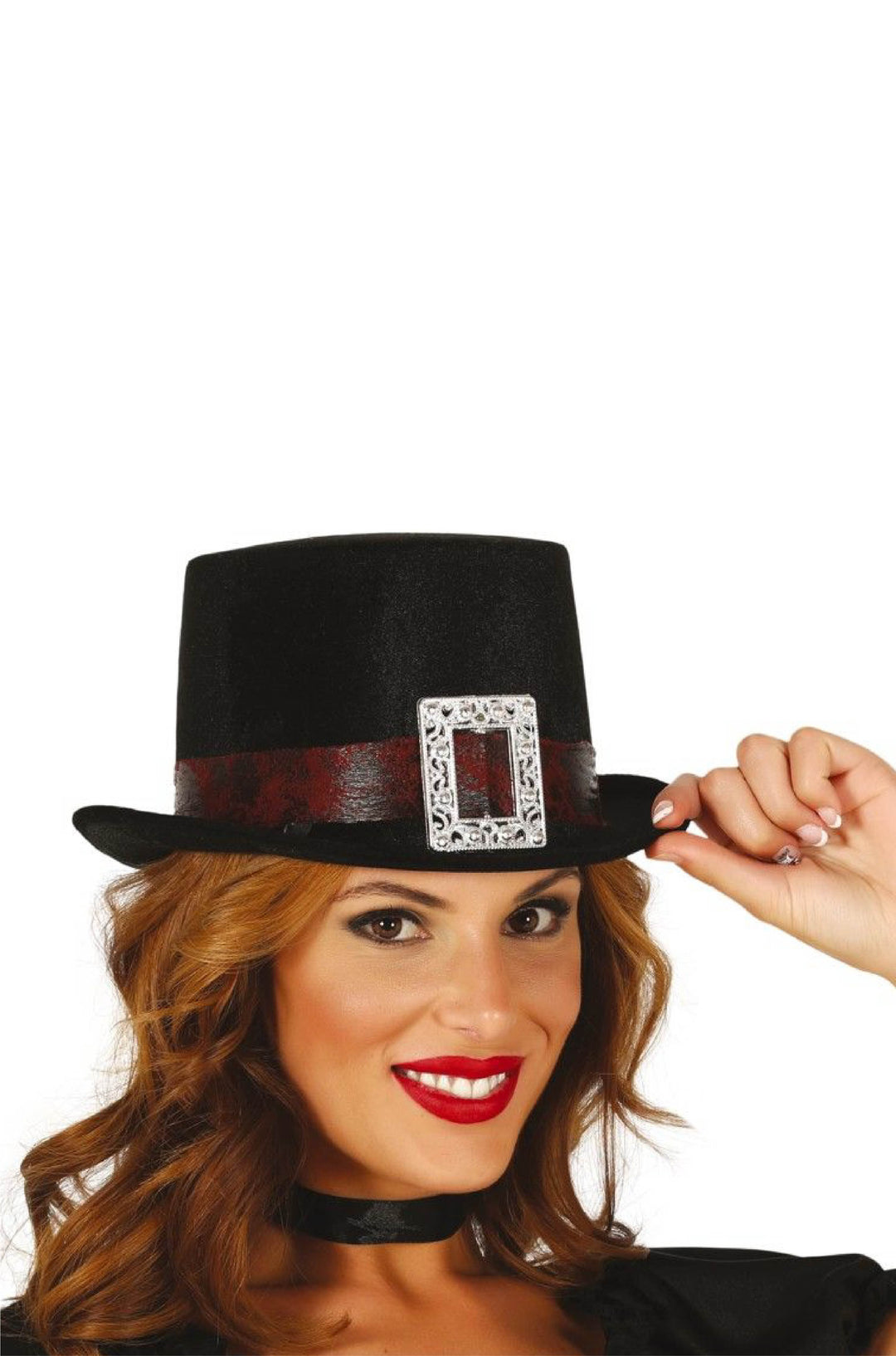 Black Velvet Top Hat.