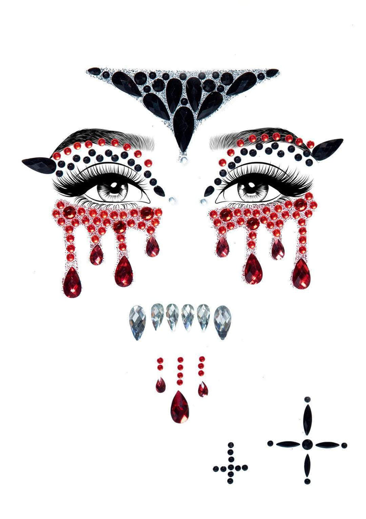 Vampire Rhinestone Stick-On Jewels.