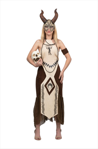Voodoo Mambo Witch Costume - PartyExperts