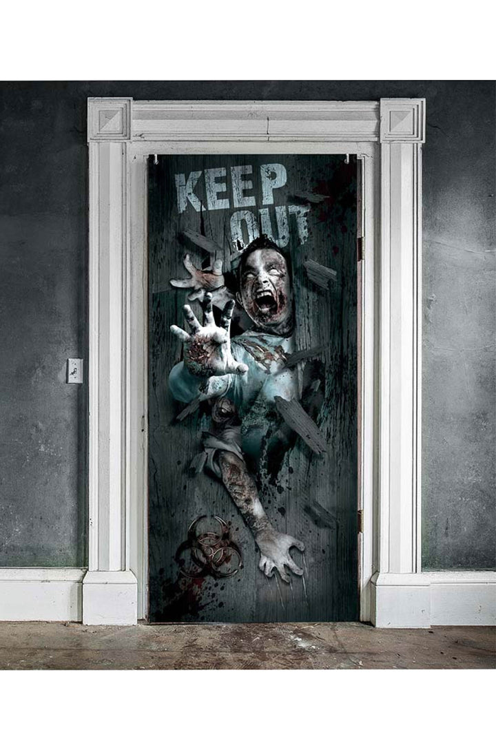 ZOMBIE ATTACK DOOR DECORATION 80x180cm - PartyExperts