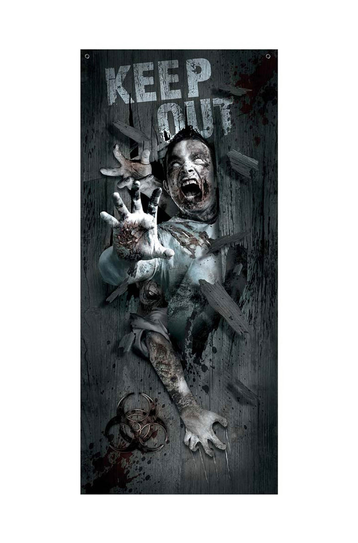 ZOMBIE ATTACK DOOR DECORATION 80x180cm - PartyExperts