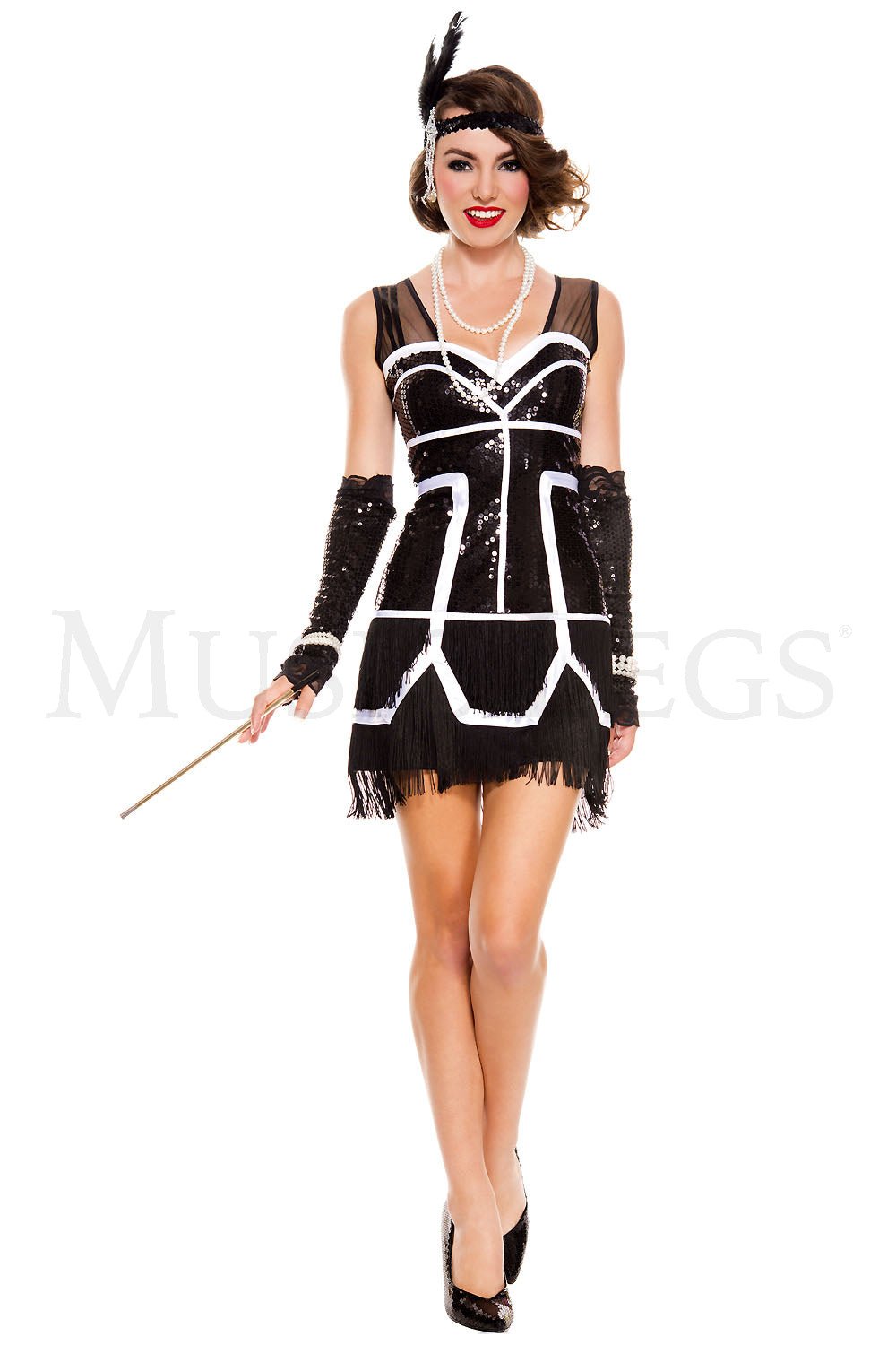 1920s Flapper Fever Costume - PartyExperts