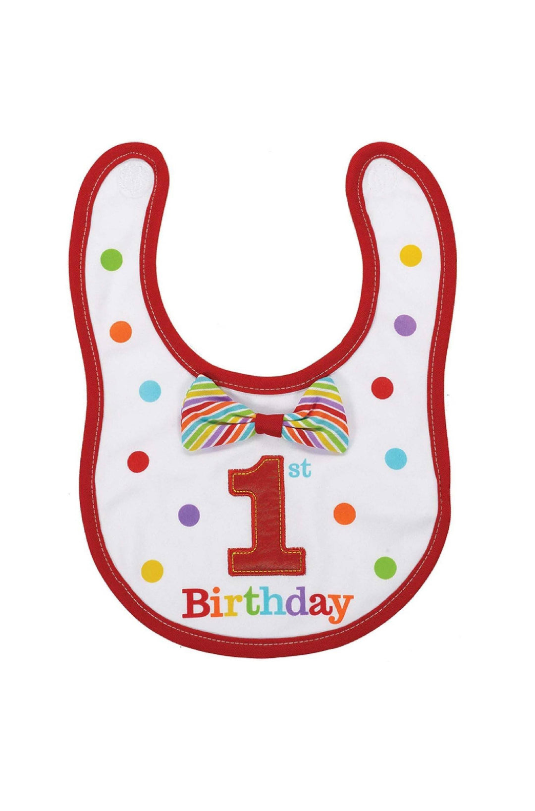 1st Birthday boy rainbow bib - Ù…Ø±ÙŠÙ„Ø© Ø§Ù„Ø·Ø¹Ø§Ù… Ù„Ø¹ÙŠØ¯ Ù…ÙŠÙ„Ø§Ø¯ Ø§Ù„Ø£ÙˆÙ„ Ù„Ø·ÙÙ„Ùƒ - PartyExperts