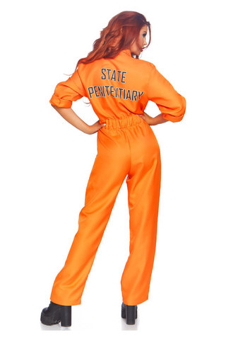 Women's Prison Jumpsuit Costume