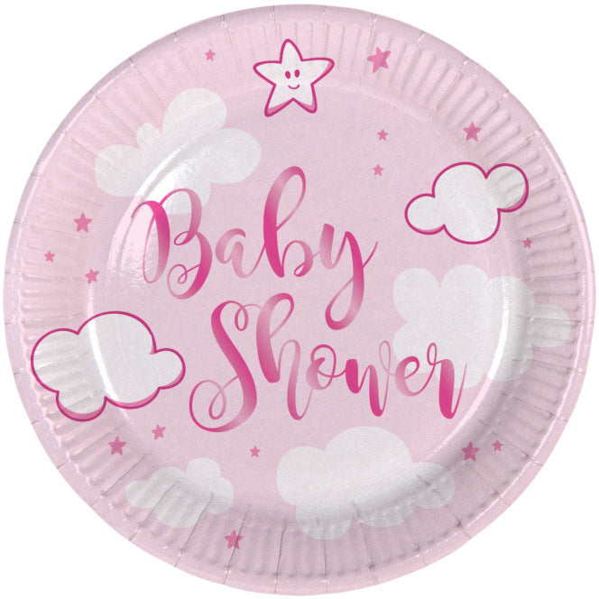 Paltes Baby Shower - Pink - PartyExperts