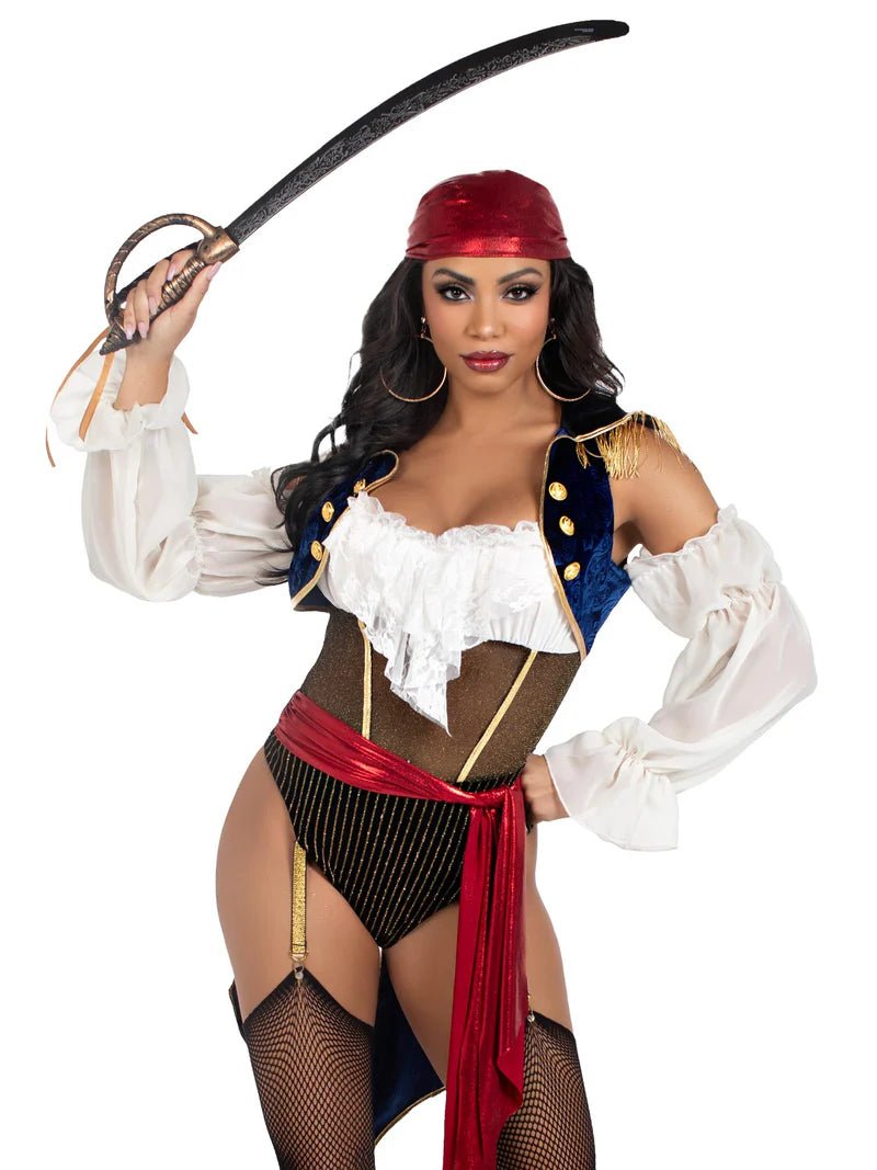 Buccaneer Beauty Pirate Costume - PartyExperts