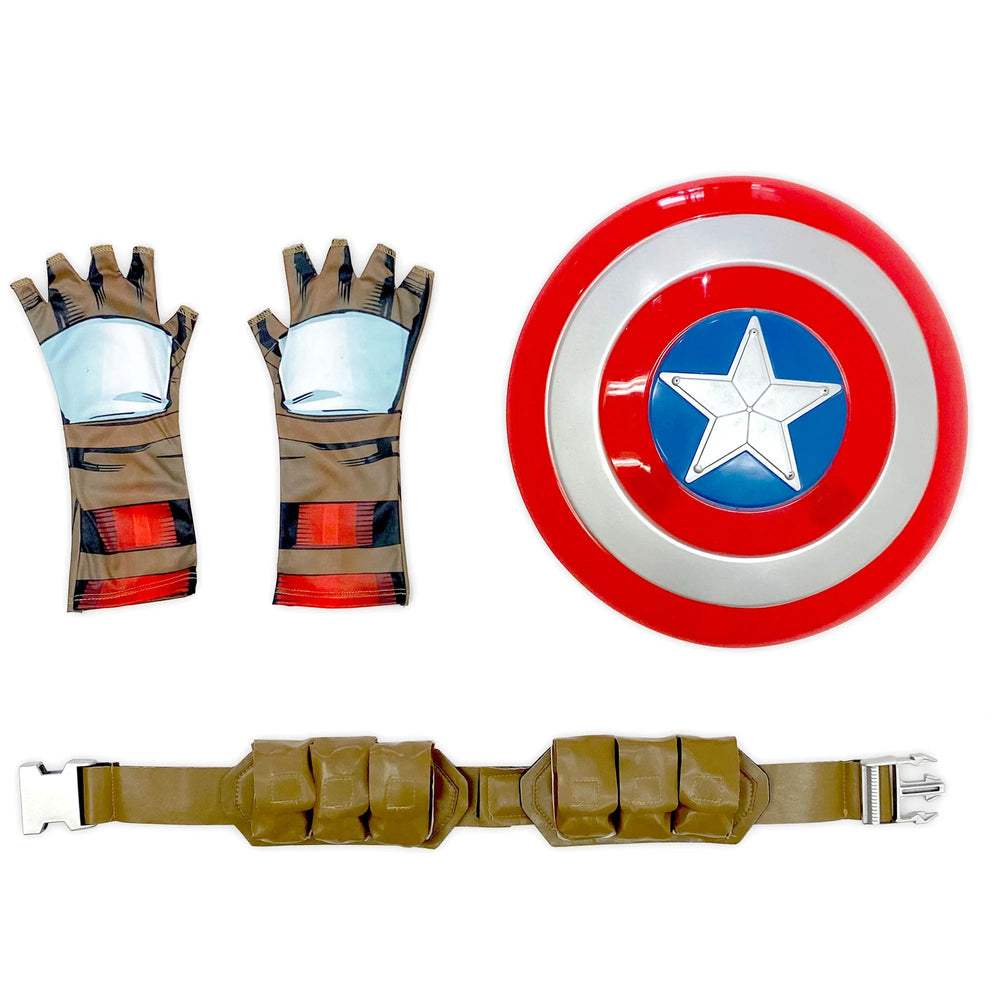 Captain America Deluxe Costume - PartyExperts