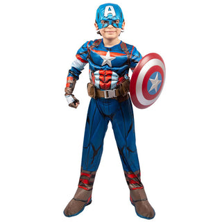 Captain America Deluxe Costume - PartyExperts