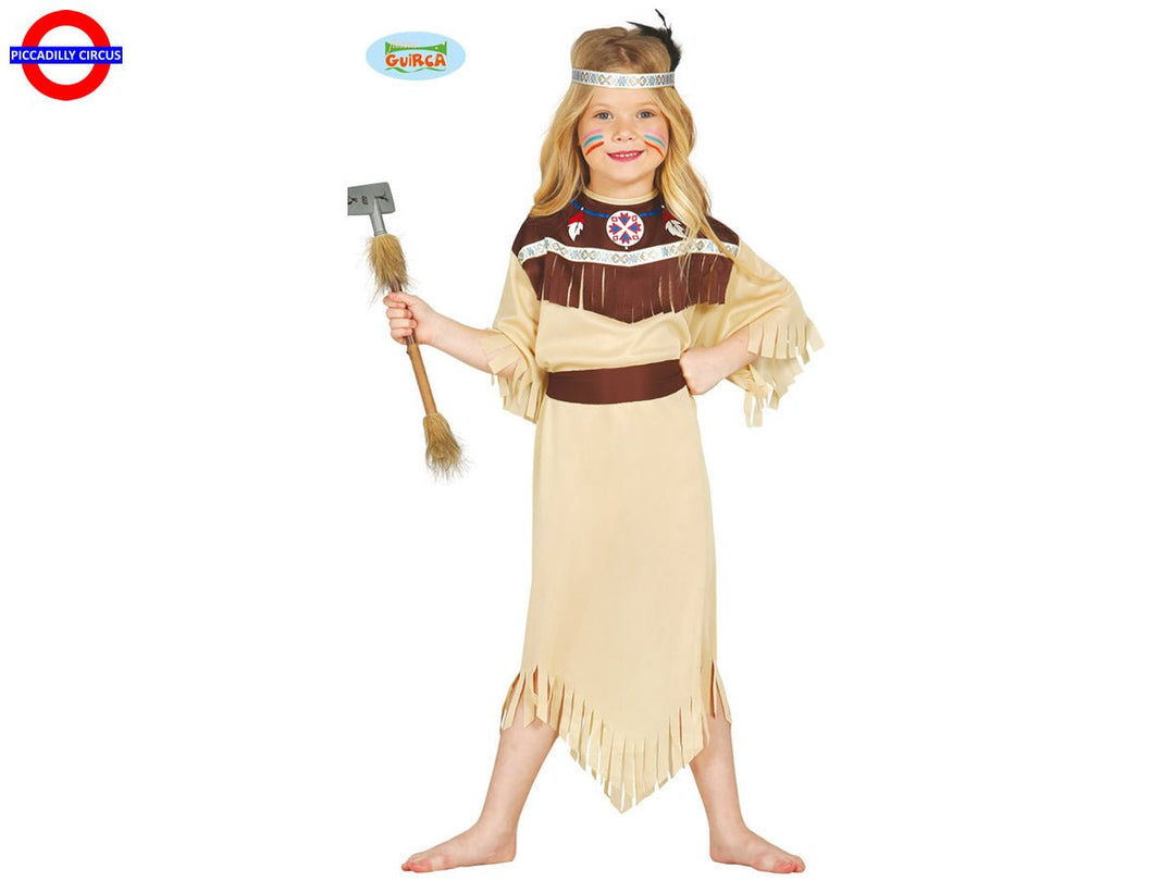 CHILD CHEROKEE INDIAN WOMAN COSTUME - PartyExperts