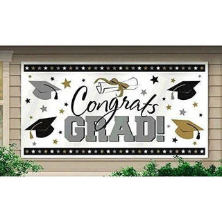 Congrats Grad Wall Banner - PartyExperts