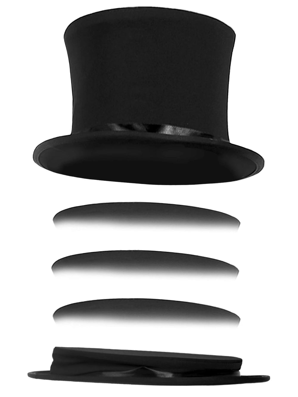 Deluxe Foldable Top Hat - PartyExperts
