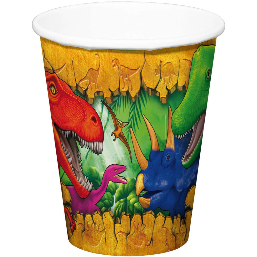 Dinosaur Disposable Cups - 6 pieces - PartyExperts