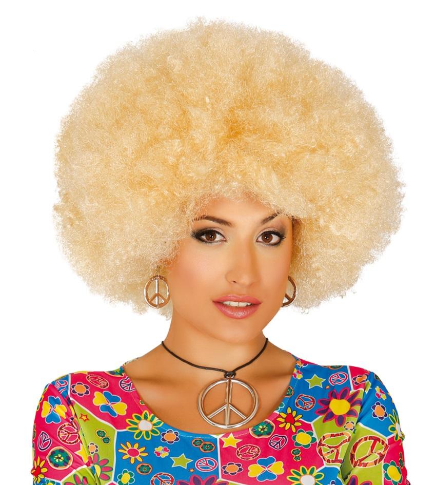 EXTRA BLOND AFRO WIG - PartyExperts