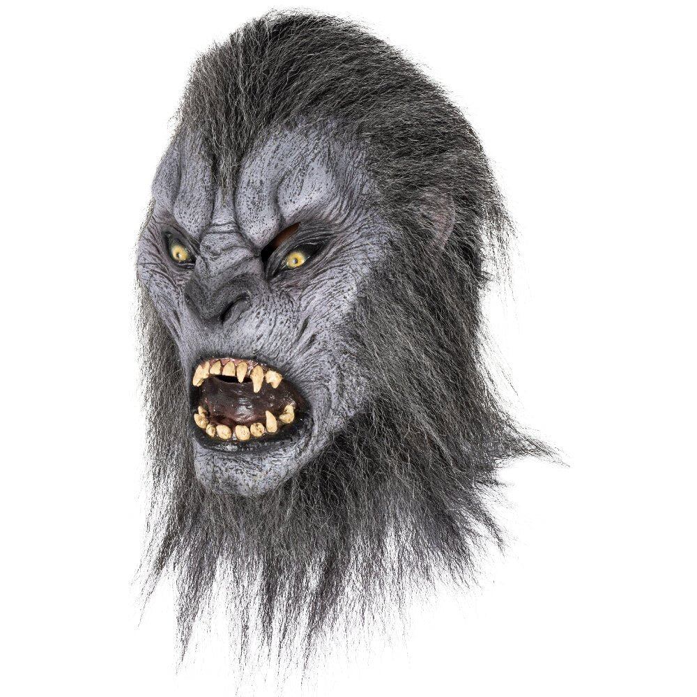 Gray Wolfman Mask - PartyExperts