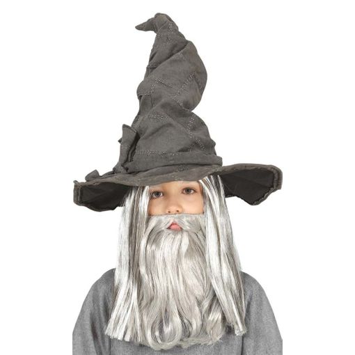 GREY WIZARD HAT FOR CHILDREN - PartyExperts