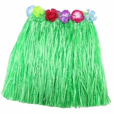 Hawaiilan Skirt Green - PartyExperts