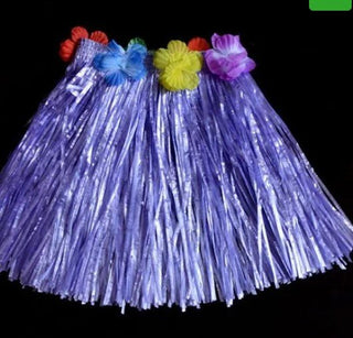 Hawaillan Skirt Purple - PartyExperts