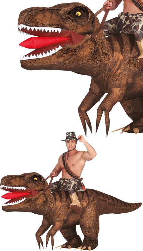 INFLATABLE MOUNTED DINOSAUR COSTUME - PartyExperts