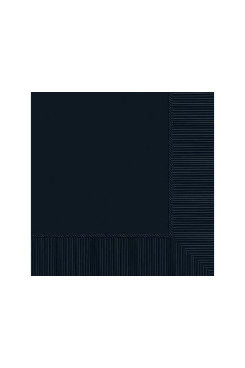 JET Black 2ply Beverage Napkin 40 counts 40 COUNTS - PartyExperts