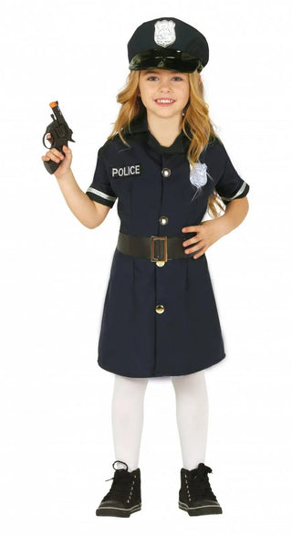 KIDS POLICIE GIRL COSTUME - PartyExperts