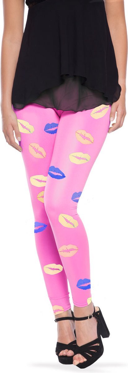 Legging Lips Pink - PartyExperts
