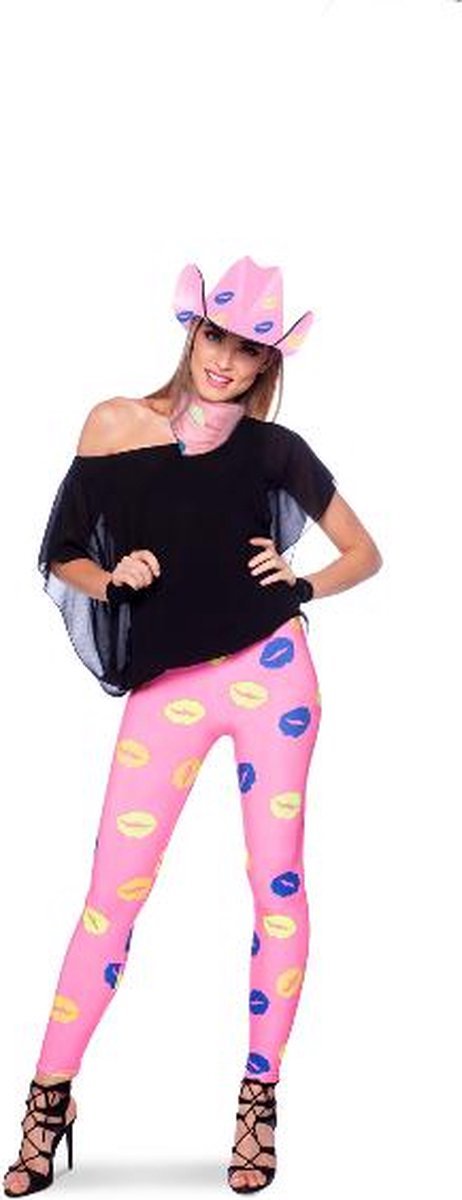 Legging Lips Pink - PartyExperts