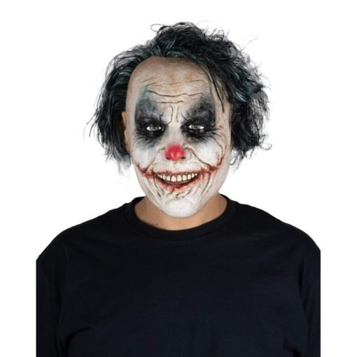 Lunatic clown - Dark Night Joker Mask - PartyExperts