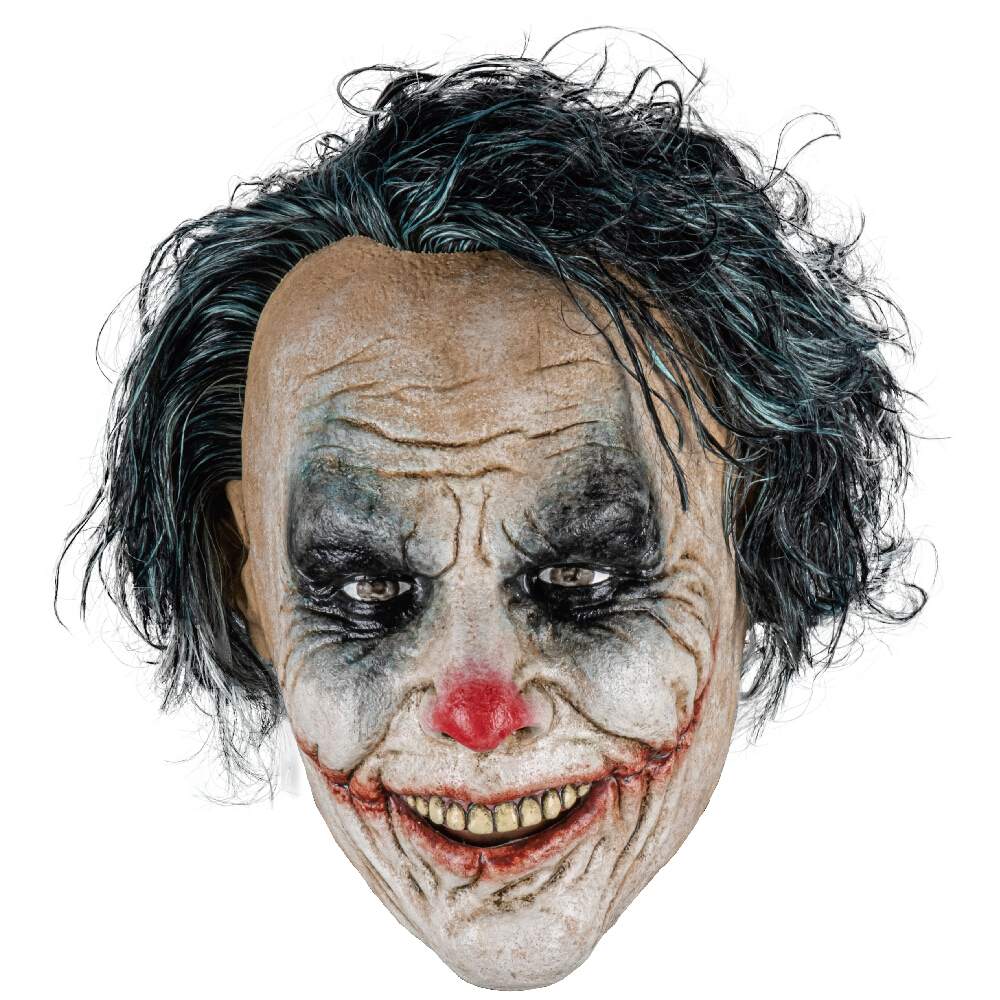 Lunatic clown - Dark Night Joker Mask - PartyExperts