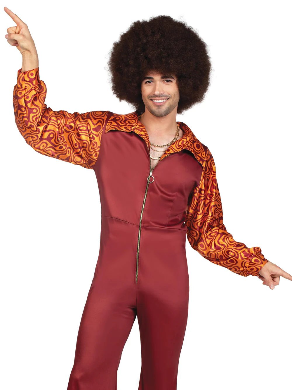 Men's Leisure Suit Disco Costume - PartyExperts