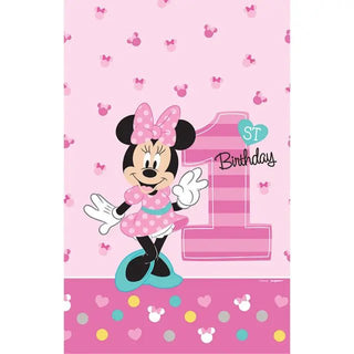 Minnie Mouse Tablecover 1 - PartyExperts