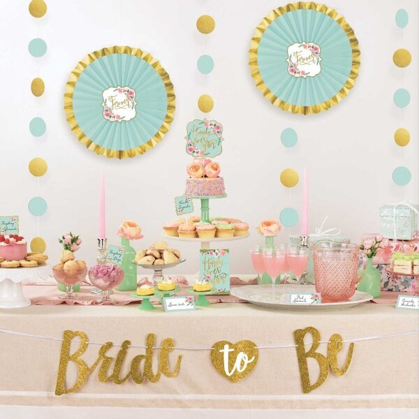 Mint To Be Buffet Table Decorating Kit - PartyExperts