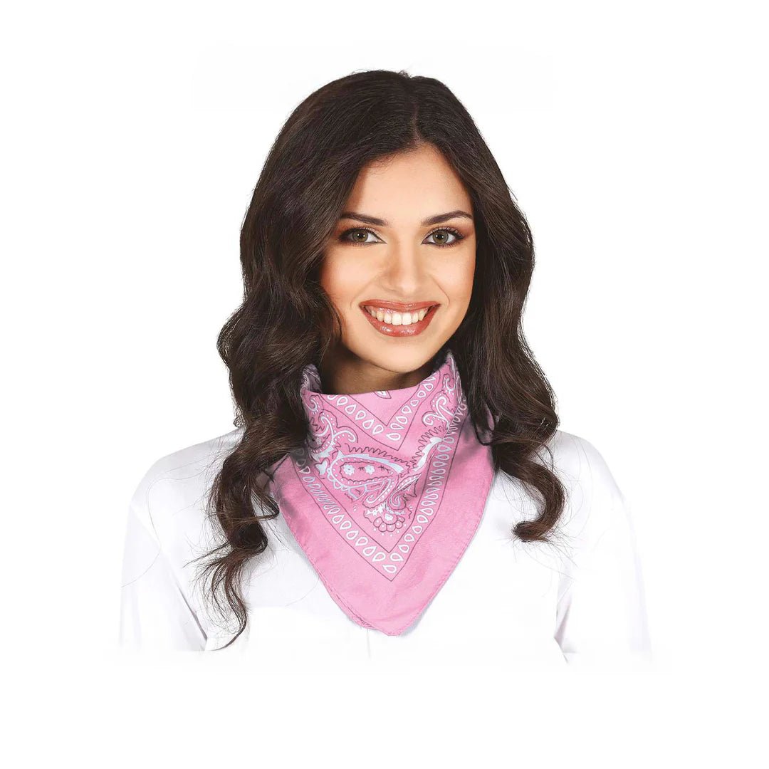 PINK DENIM SCARF - PartyExperts