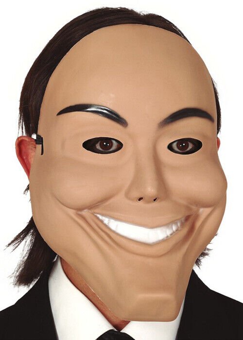 PVC SMILING THIEF MASK - PartyExperts