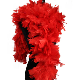 Red Feather Boa - PartyExperts