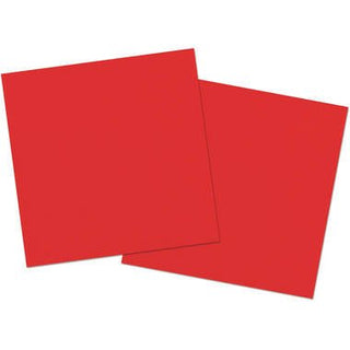 Red Paper Napkins - PartyExperts