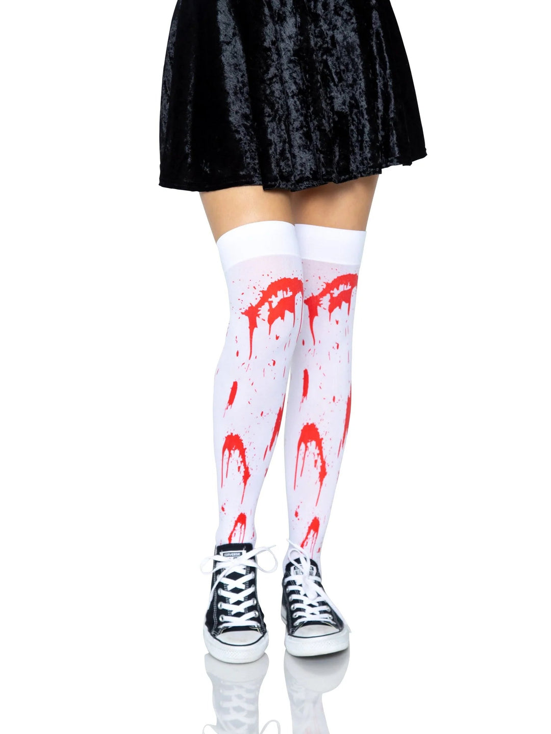 Rhea Zombie Thigh High Stockings - PartyExperts