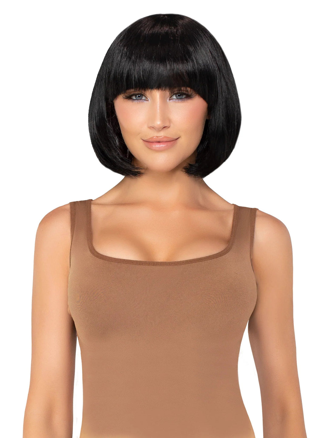 Short Natural Bob Wig - PartyExperts