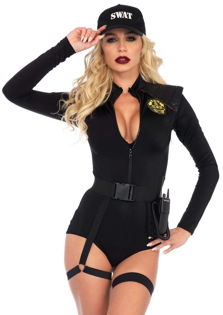 SWAT Team Babe Costume - PartyExperts