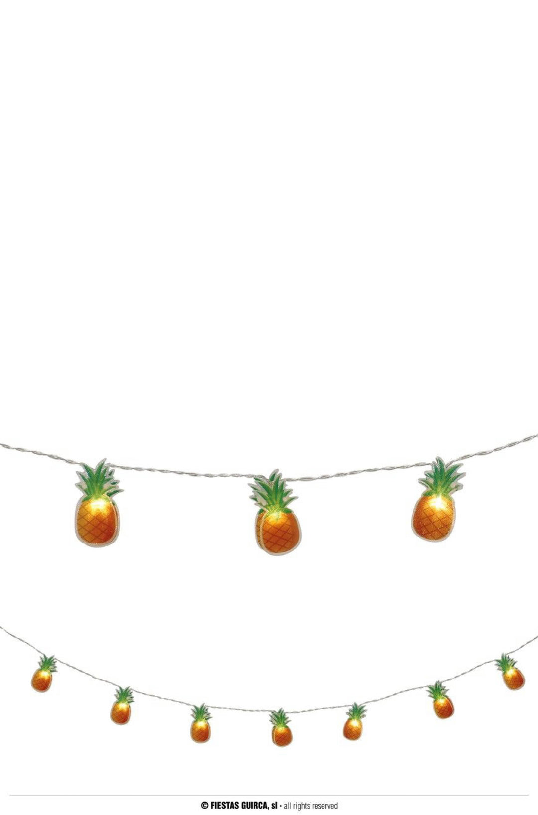 10 LED Pineapple Wreath with Batteries.