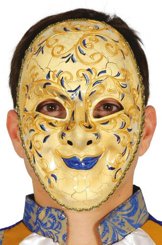 Decorated Venetian Woman Mask.