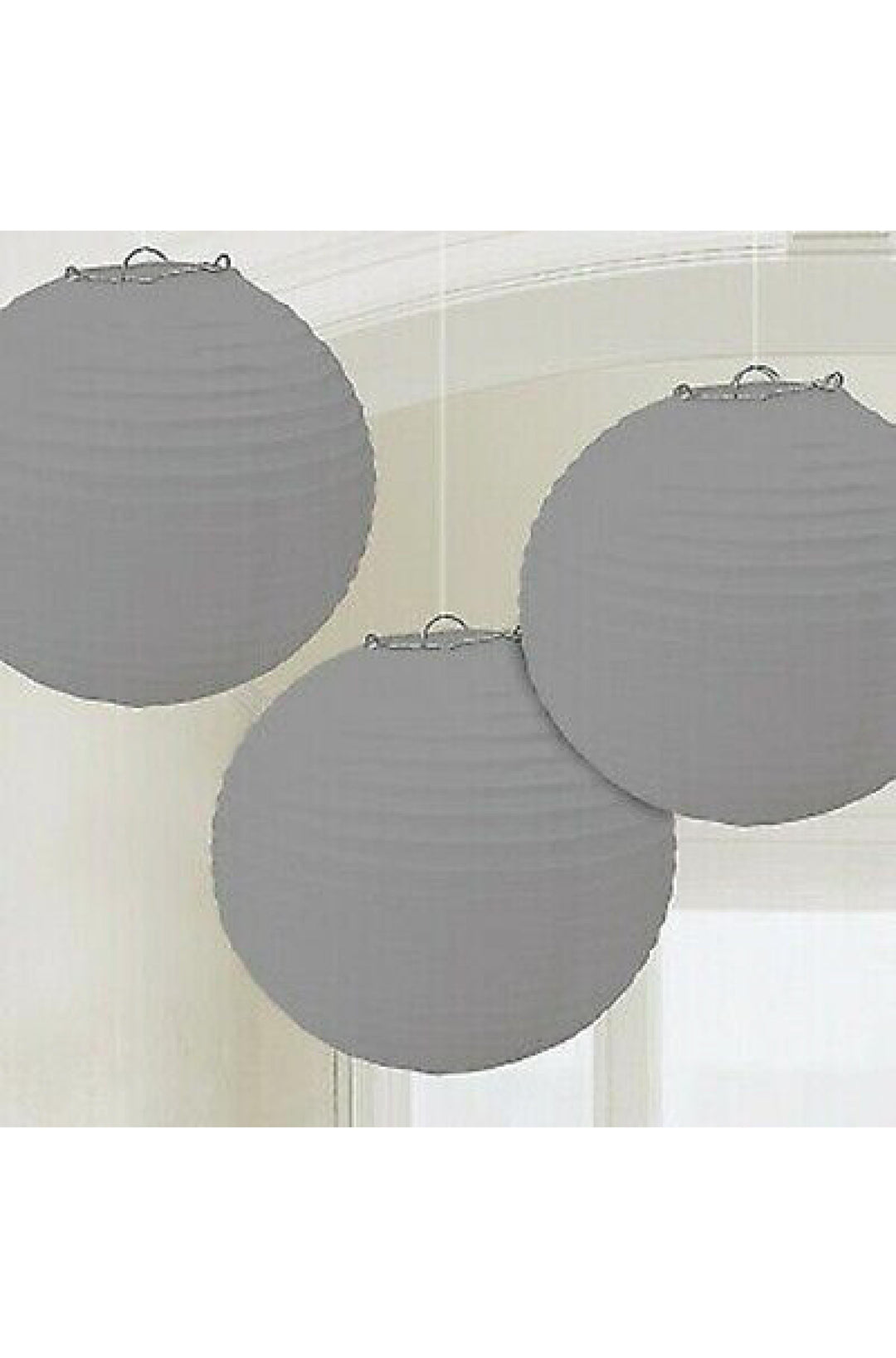 3 PAPER LANTERNS 24.1 CM - PartyExperts