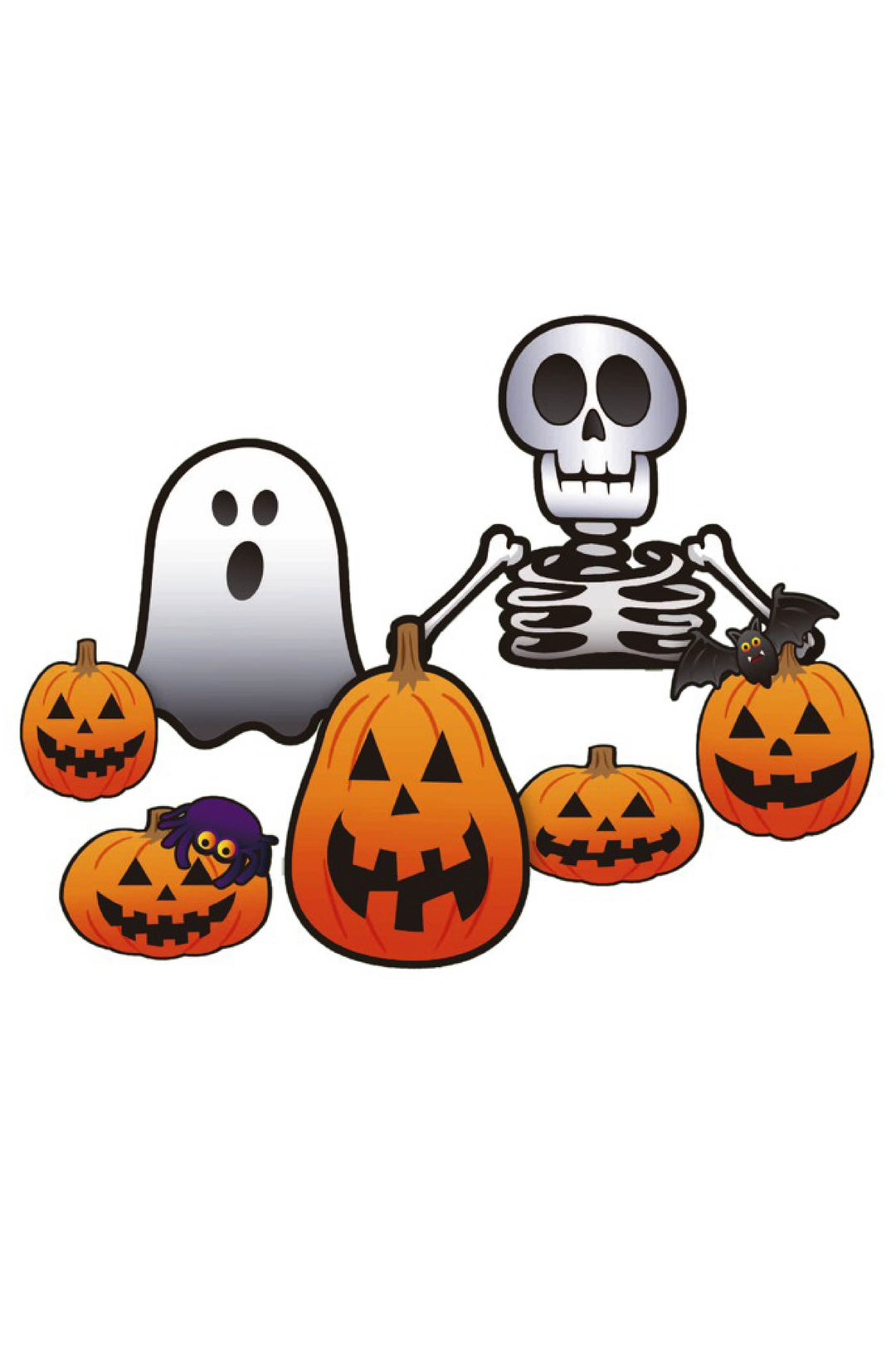 7 pcs Halloween Decoration.
