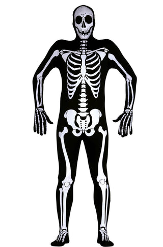 Adult Elastic Skeleton Costume.